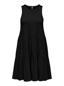 ONLY Regular fit O-hals Lange jurk -Black - 15294949