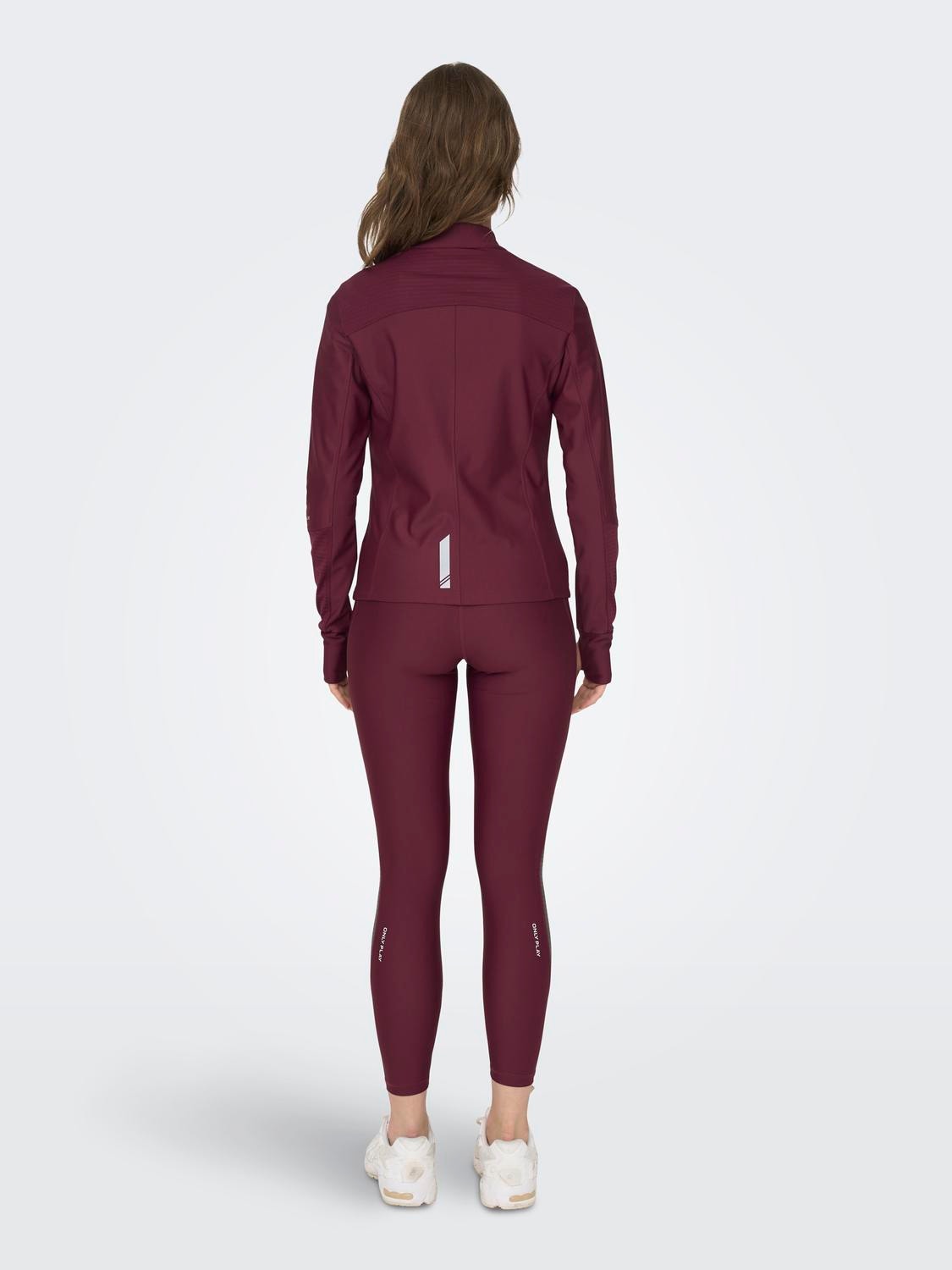 ONLY Training jacket with high neck -Windsor Wine - 15295017