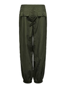 ONLY Pantalons cargo Cargo Fit Taille basse Bas ajustés -Olive Night - 15295049