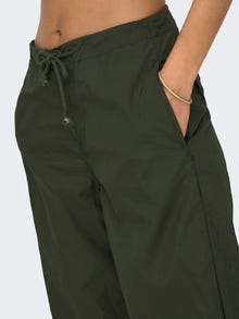 ONLY Loose fit pants -Olive Night - 15295049