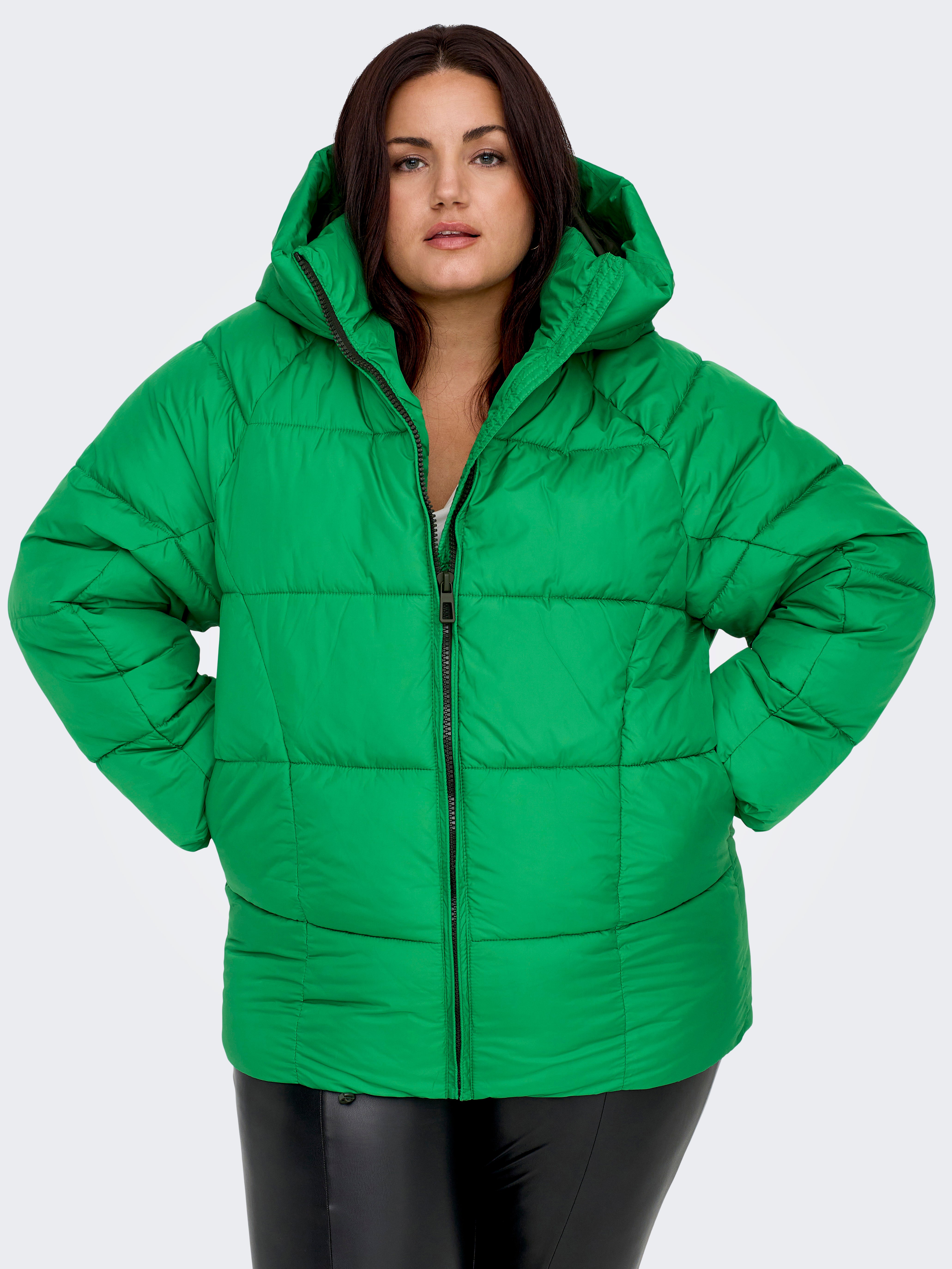 Ladies green sale down jacket