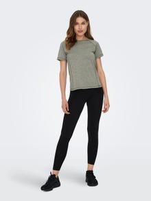 ONLY T-shirts Regular Fit Col rond -Dusty Olive - 15295068
