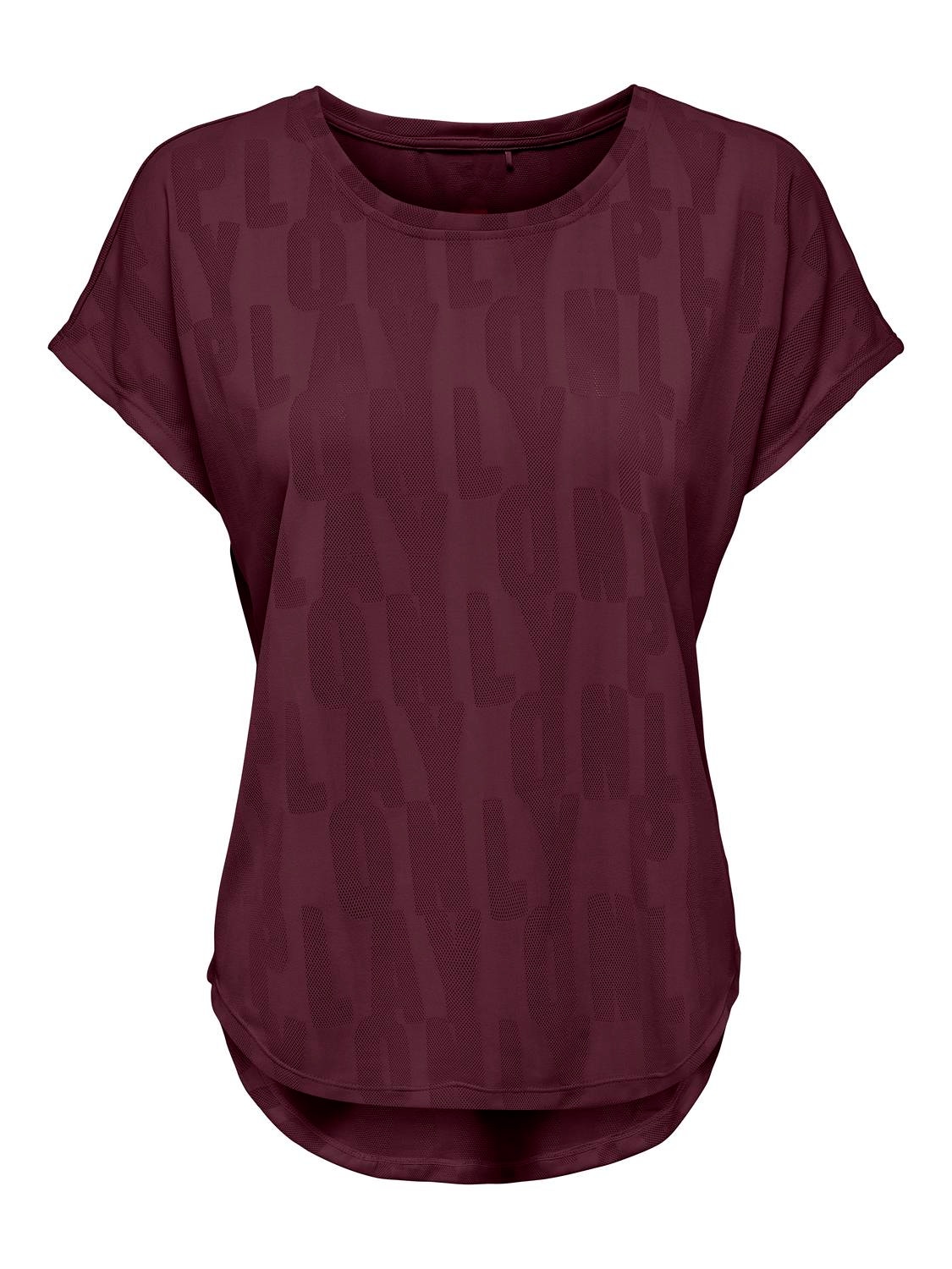 ONLY Camisetas Corte loose Cuello redondo -Windsor Wine - 15295072