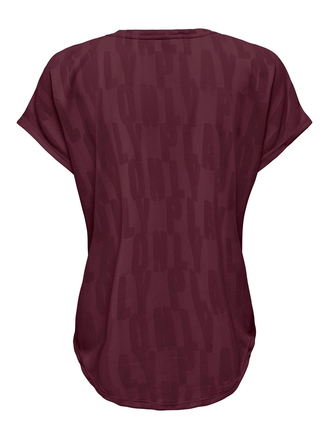 ONLY Camisetas Corte loose Cuello redondo -Windsor Wine - 15295072