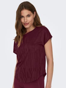 ONLY Loose fit O-hals T-shirts -Windsor Wine - 15295072