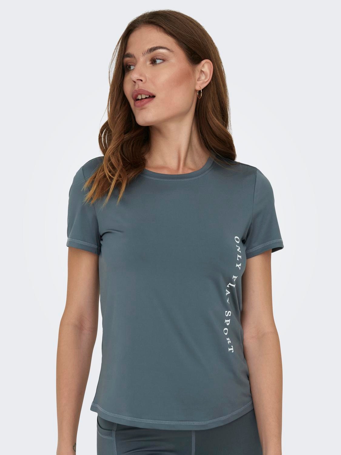 ONLY Regular Fit Round Neck T-Shirt -Stormy Weather - 15295208
