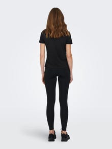 ONLY Normal geschnitten Rundhals T-Shirt -Black - 15295208