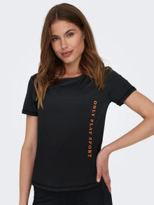 ONLY Regular Fit Round Neck T-Shirt -Black - 15295208