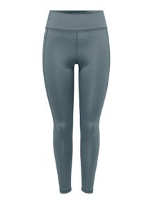 ONLY Tight Fit High waist Leggings -Stormy Weather - 15295214