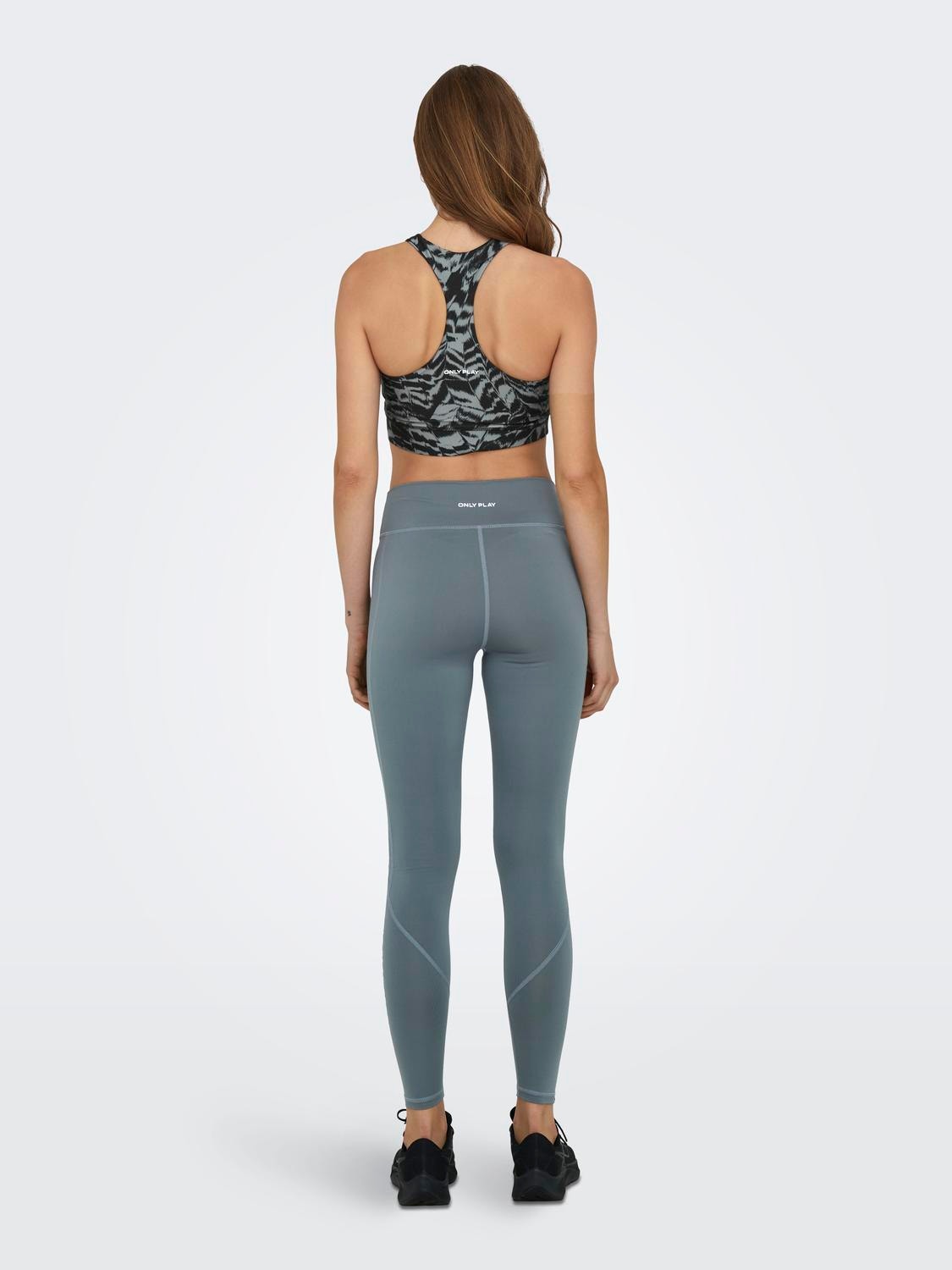 ONLY Tight Fit Høy midje Leggings -Stormy Weather - 15295214