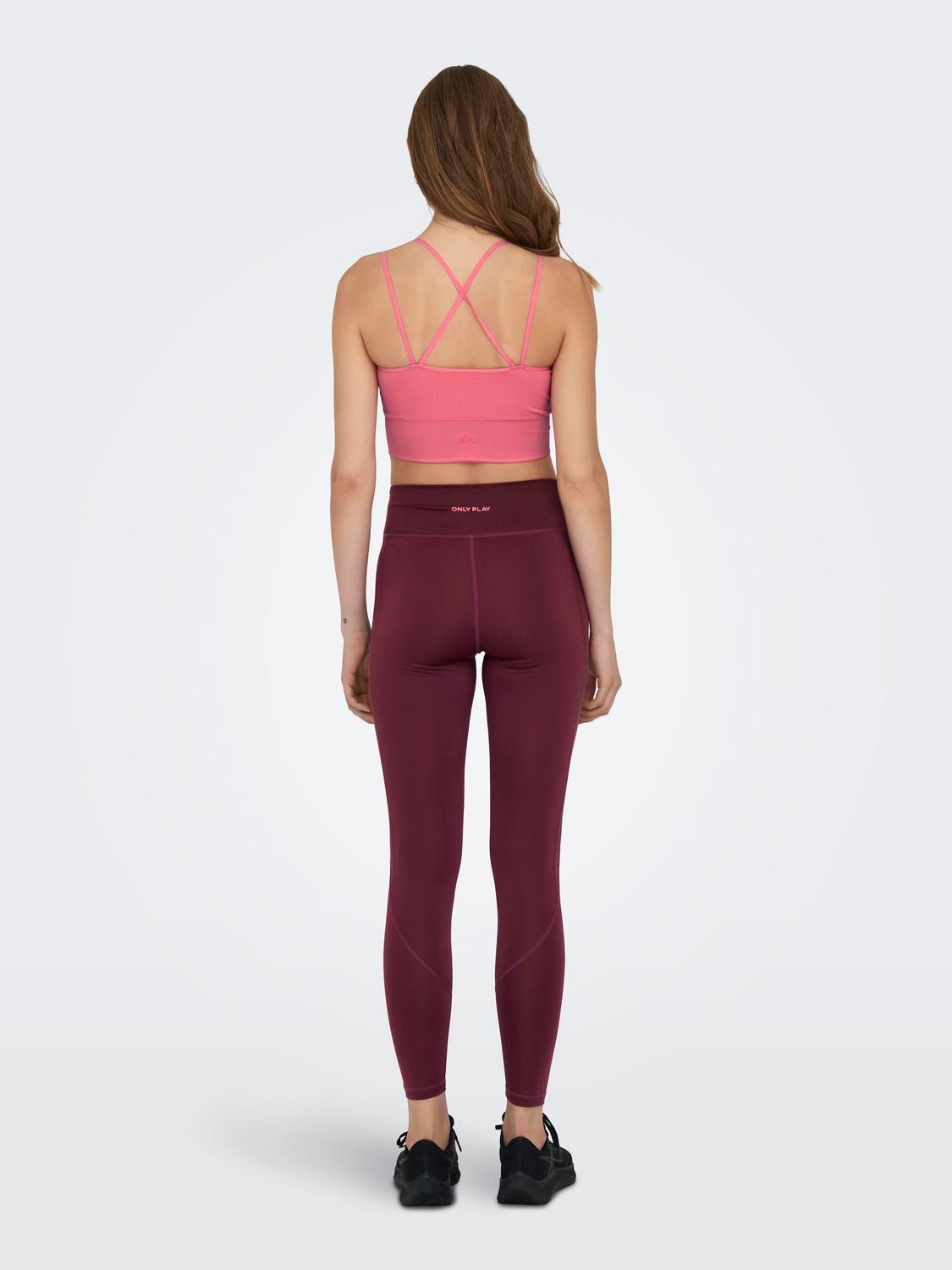 ONLY Tight fit High waist Legging -Windsor Wine - 15295214