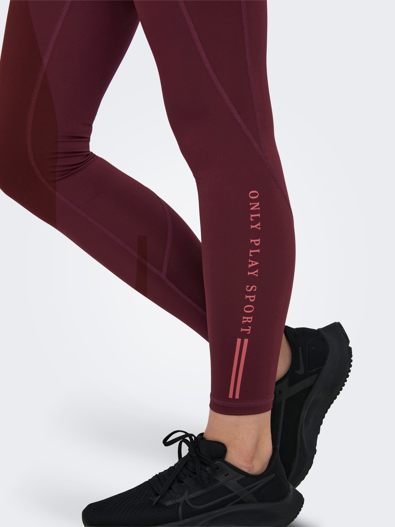 ONLY ONPJAM-SUGAR-1 Tight Fit Sportovní legíny -Windsor Wine - 15295214