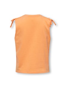 ONLY Regular fit O-hals Top -Orange Chiffon - 15295241