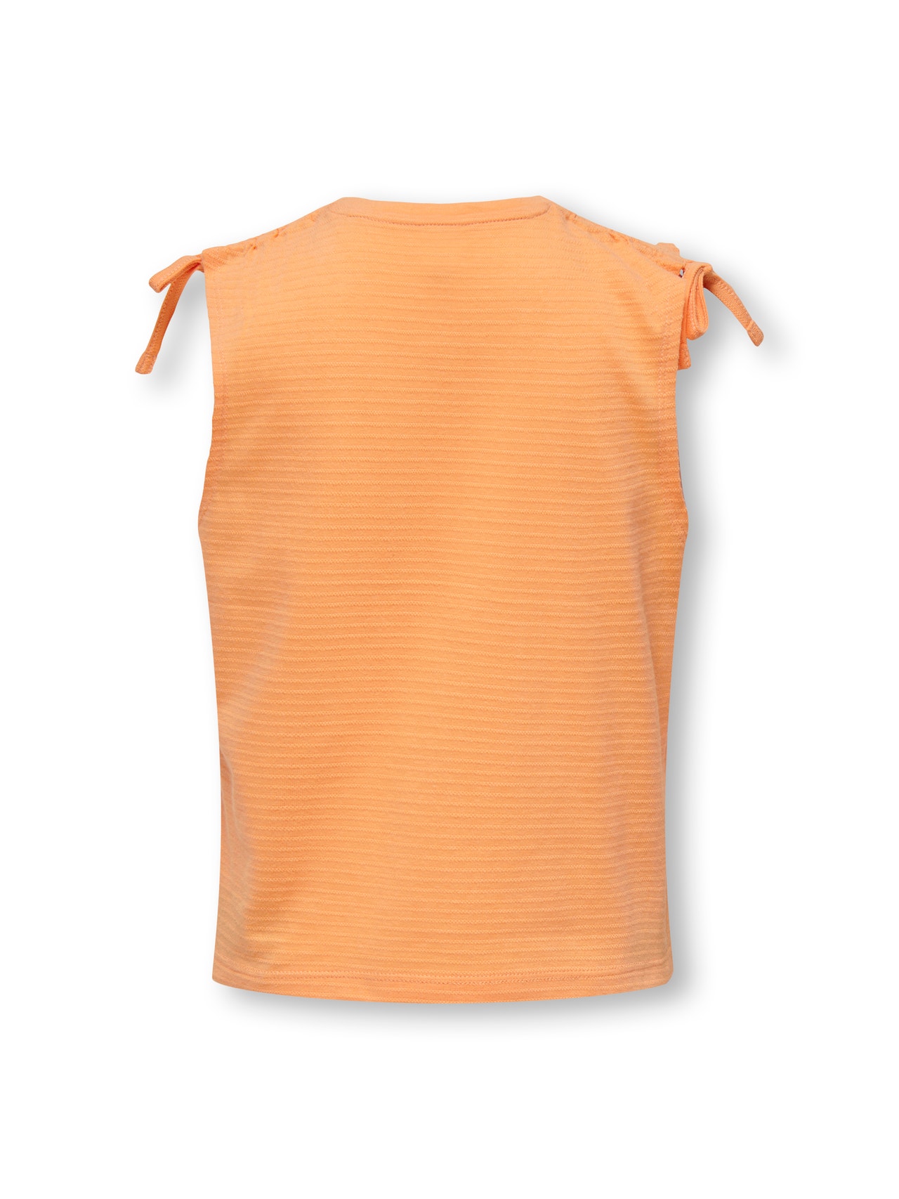 ONLY Regular Fit Round Neck Top -Orange Chiffon - 15295241