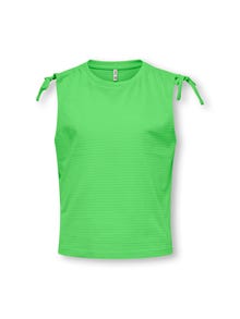 ONLY Top With String Details -Summer Green - 15295241