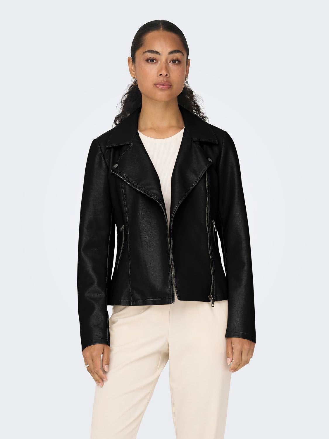 Women's Leather & Faux Leather Jackets | ONLY