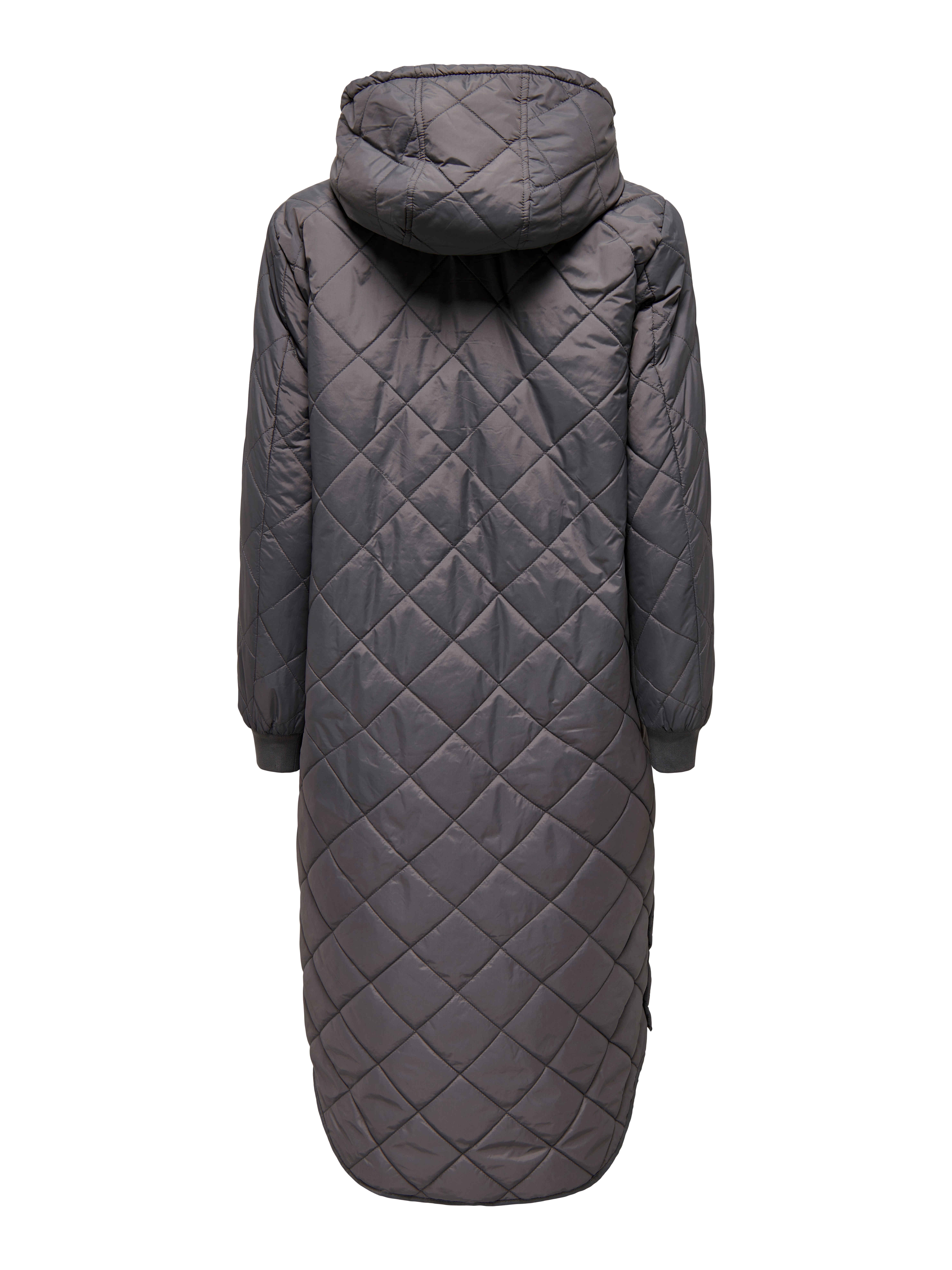 Long quilted coat Dark Grey ONLY®