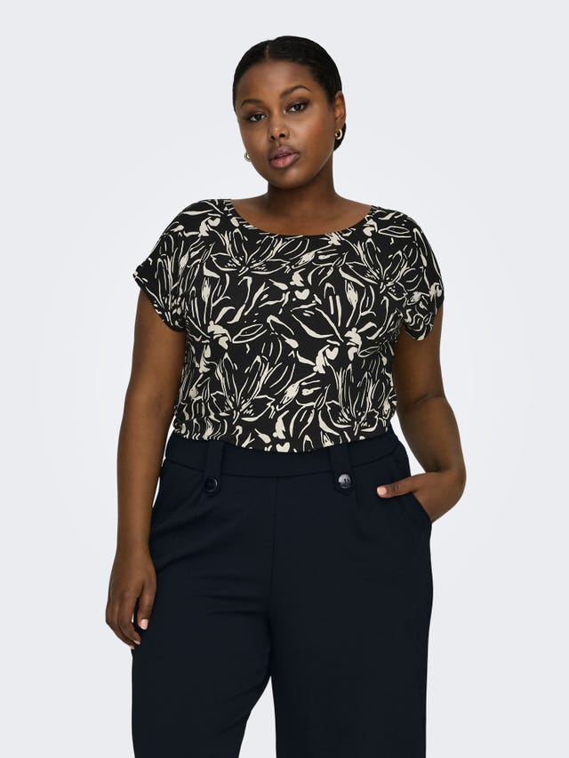 ONLY Curvy printed top - 15295473