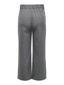 ONLY Pantalones Corte regular Cintura media Pernera acampanada Curve -Dark Grey Melange - 15295480