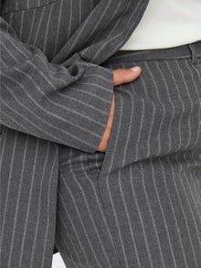 ONLY Regular fit Mid waist Uitlopende pijpen Curve Broeken -Dark Grey Melange - 15295480