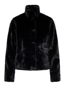 ONLY High neck Curve Jacket -Black - 15295523