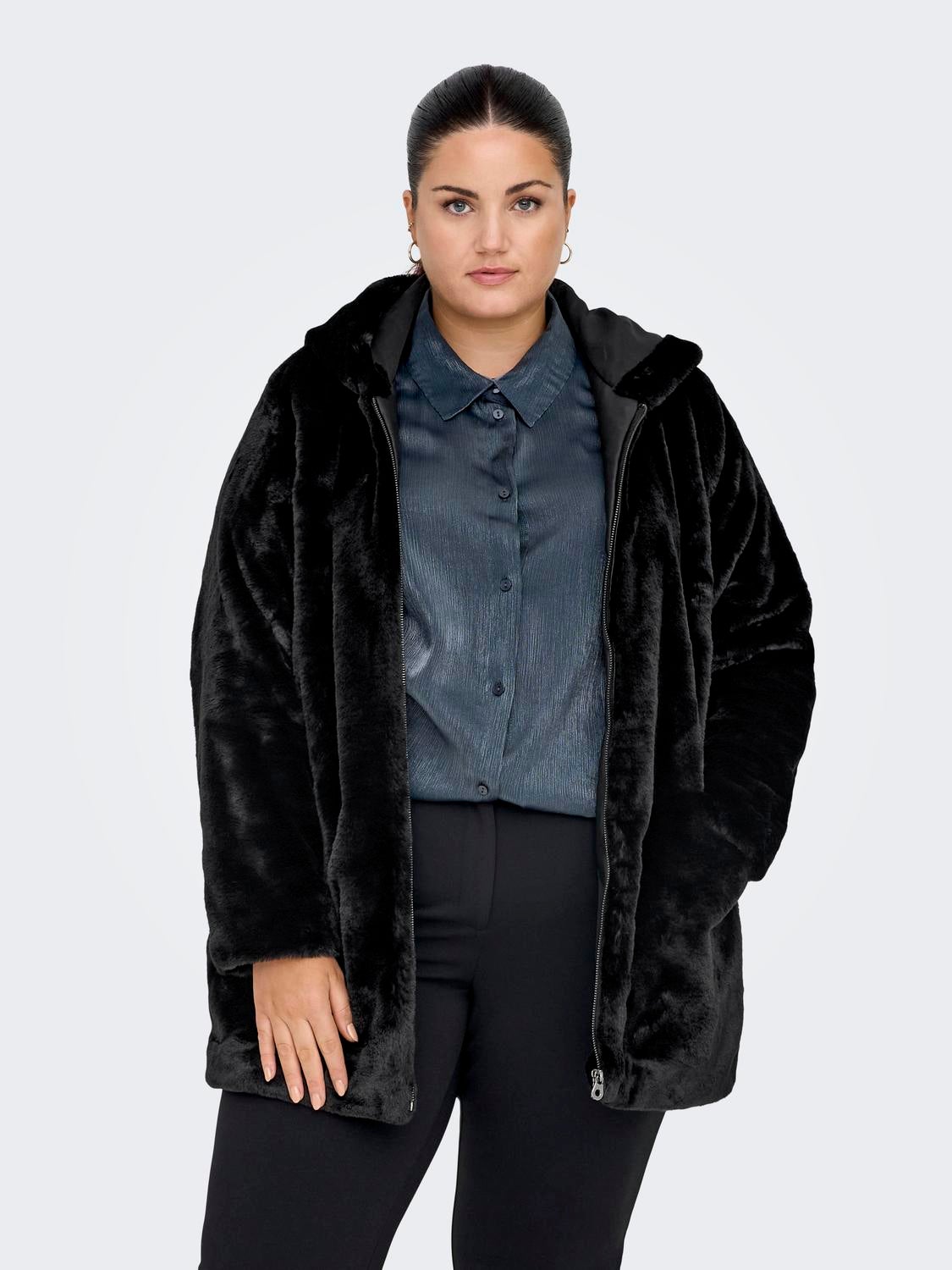 Faux fur coat only best sale