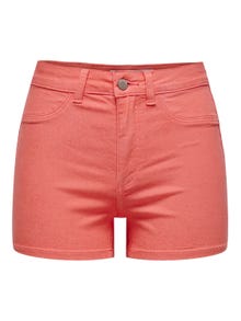 ONLY Highwaisted Shorts -Georgia Peach - 15295526