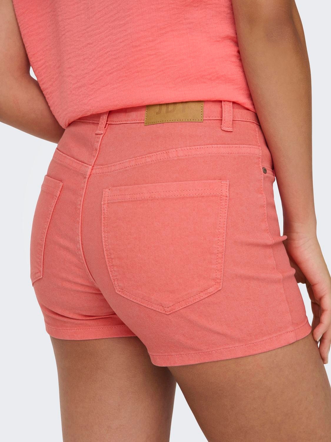 ONLY Loose fit High waist Shorts -Georgia Peach - 15295526