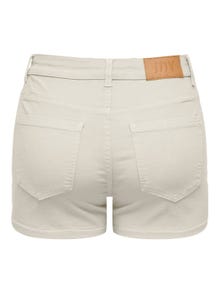 ONLY Højtaljede Shorts -Ecru - 15295526