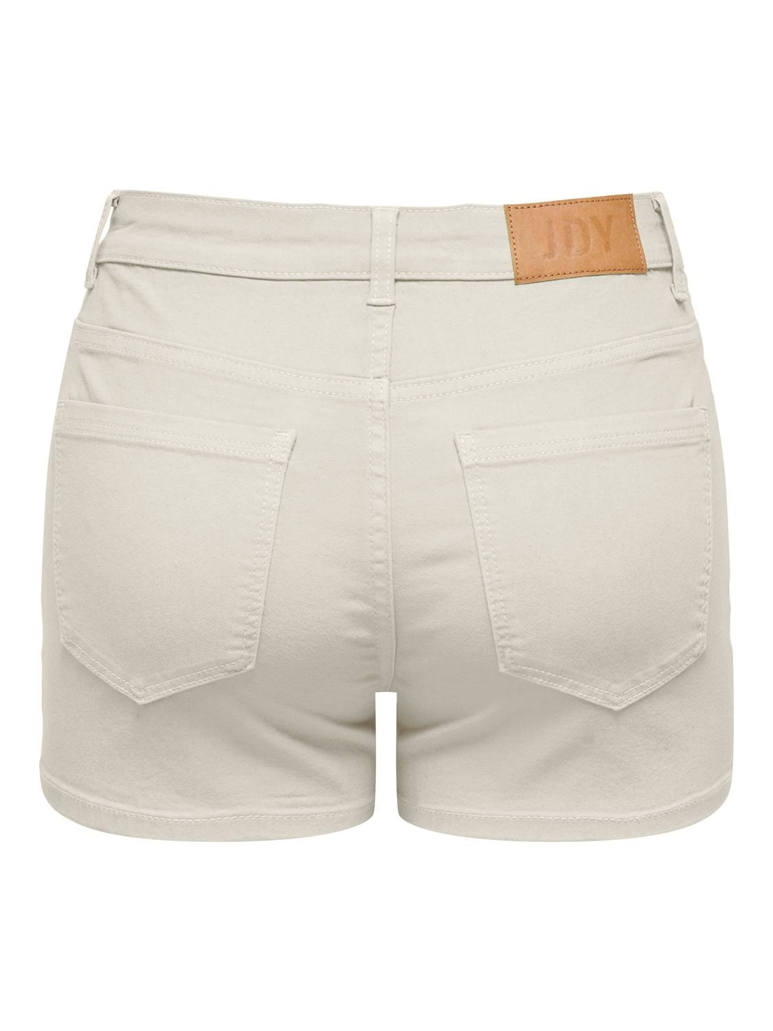 ONLY Loose Fit High waist Shorts -Ecru - 15295526