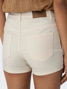 ONLY Højtaljede Shorts -Ecru - 15295526