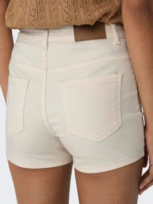 ONLY Locker geschnitten Hohe Taille Shorts -Ecru - 15295526