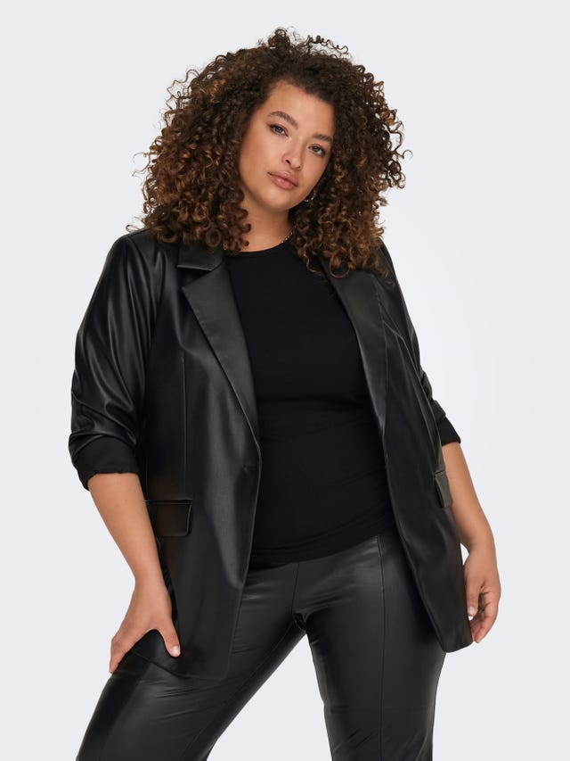 ONLY Blazers Regular Fit Col à revers Curve - 15295527