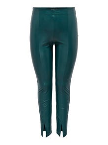 ONLY curvy coated leggings -Dark Sea - 15295530