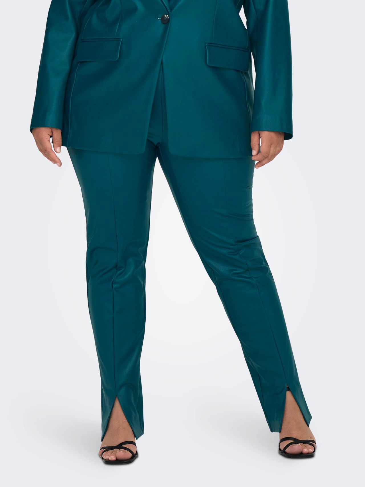 ONLY Slim Fit Mittlere Taille Curve Leggings -Dark Sea - 15295530