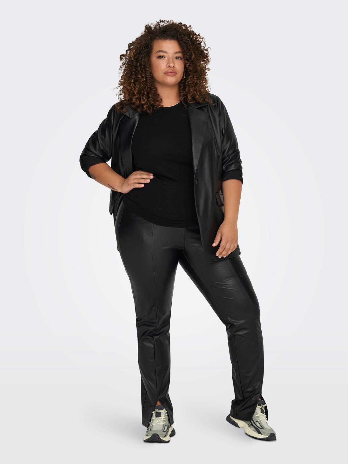 ONLY Slim Fit Mittlere Taille Curve Leggings -Black - 15295530