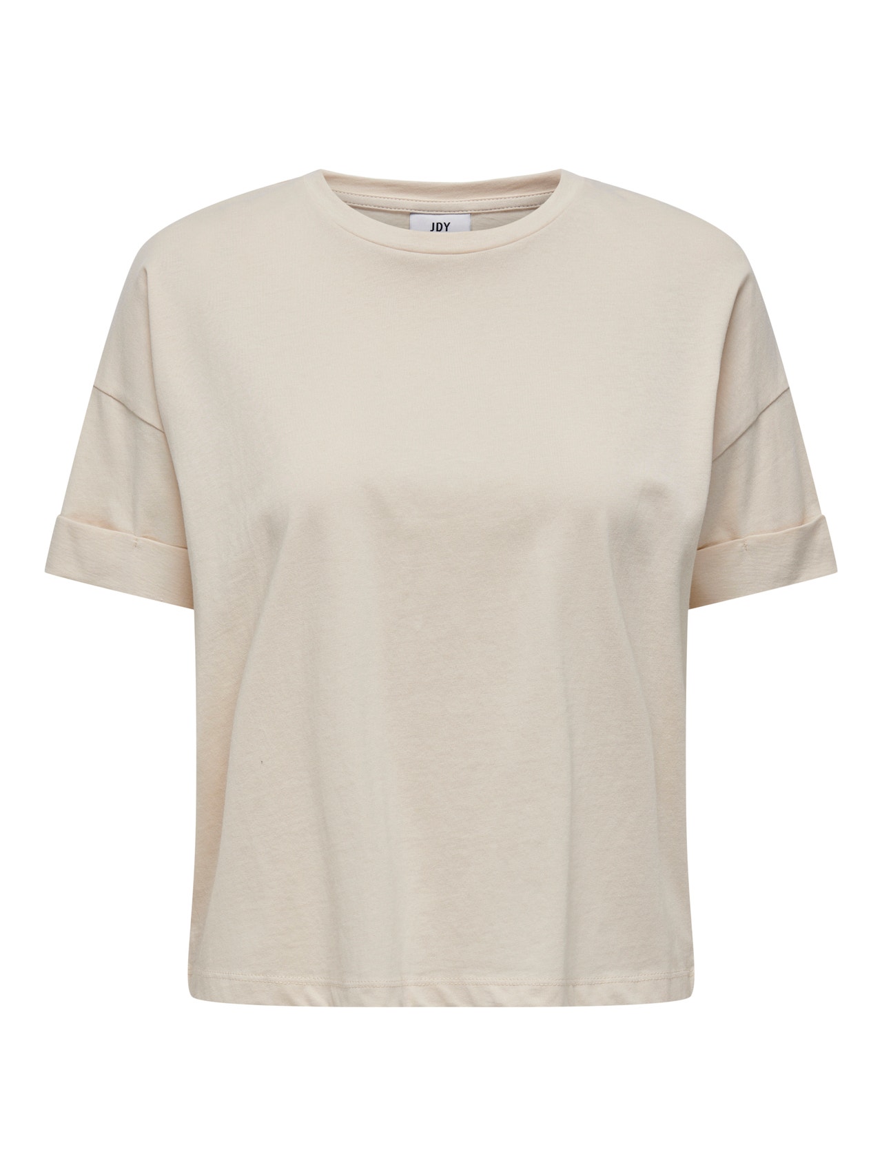 ONLY Normal geschnitten Rundhals T-Shirt -Sandshell - 15295543