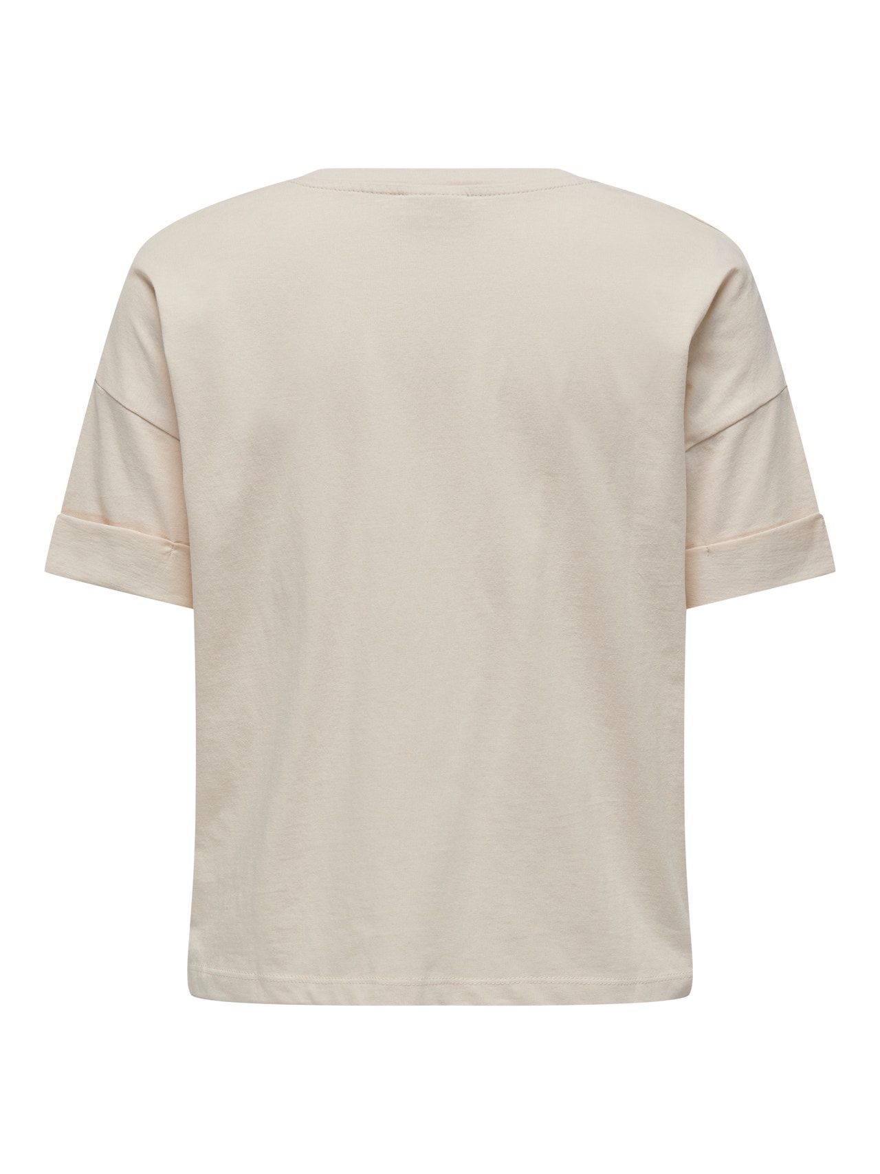 ONLY Normal geschnitten Rundhals T-Shirt -Sandshell - 15295543