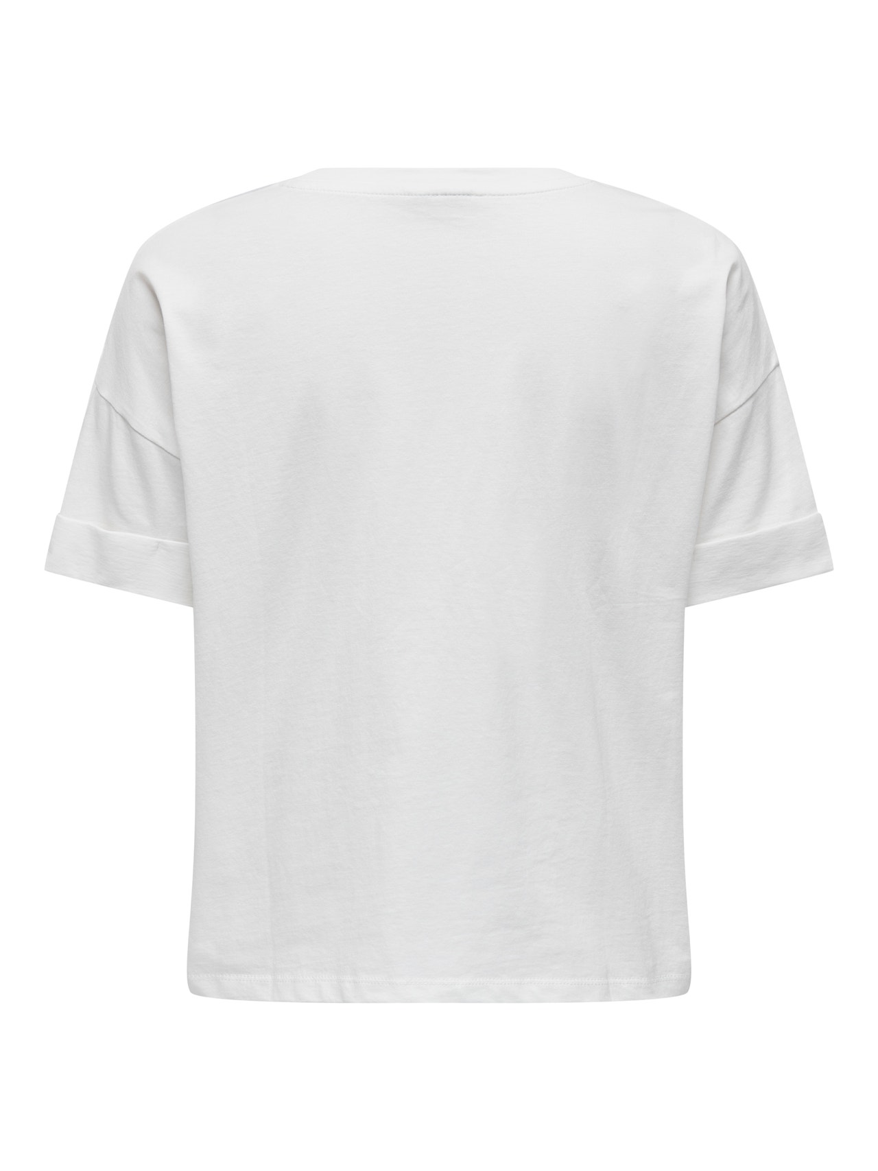 ONLY Camisetas Corte regular Cuello redondo -Cloud Dancer - 15295543