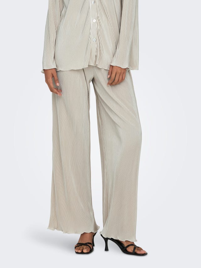 ONLY wide trousers with mid waist - 15295564