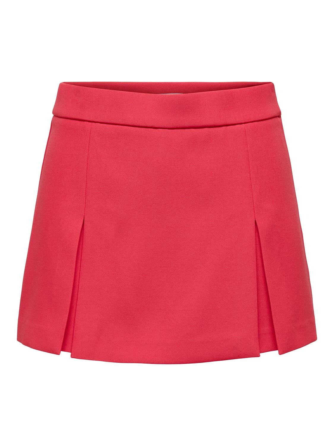 ONLY Mini skort with slit -Teaberry - 15295576