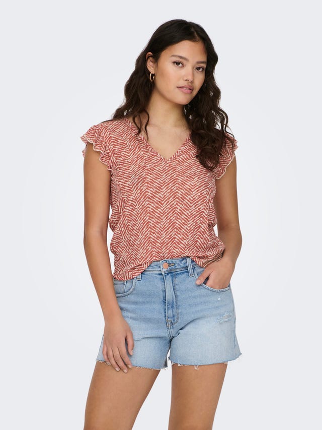 ONLY Tops Regular Fit Col rond - 15295577