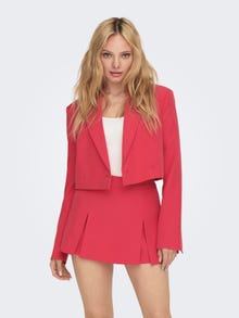 ONLY Cropped Fit Reverse Blazer -Teaberry - 15295579