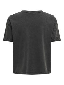 ONLY Normal geschnitten Rundhals T-Shirt -Black - 15295583