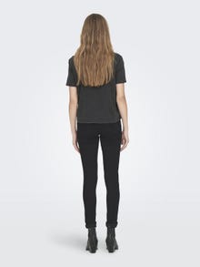ONLY Normal geschnitten Rundhals T-Shirt -Black - 15295583