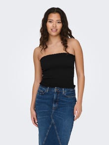 ONLY Stretch fit Strapless Top -Black - 15295597