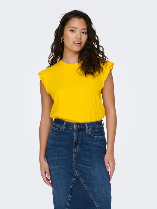 ONLY Regular Fit Round Neck Top - 15295600