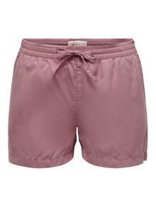 ONLY Loose Fit Mid waist Shorts -Nostalgia Rose - 15295603