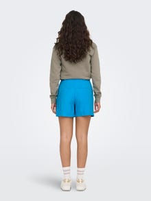 ONLY Loose shorts med høj talje -Dresden Blue - 15295616