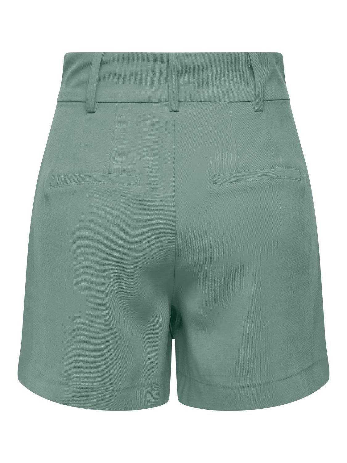 Tapered Fit High waist Shorts | Medium Grey | ONLY®